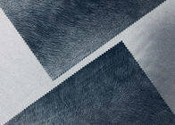 tela de lujo del terciopelo 210gsm/color material del grano del pavo real del paño del terciopelo